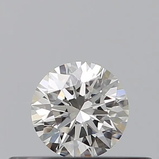 0.18ct Round Natural Diamond (Colour E, Clarity IF, Cut EX, IGI Certified)