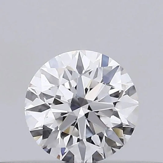 0.18ct Round Natural Diamond (Colour E, Clarity VS2, Cut EX, GIA Certified)