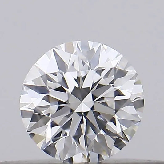 0.18ct Round Natural Diamond (Colour E, Clarity VVS2, Cut EX, GIA Certified)