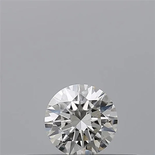 0.18ct Round Natural Diamond (Colour F, Clarity IF, Cut EX, IGI Certified)
