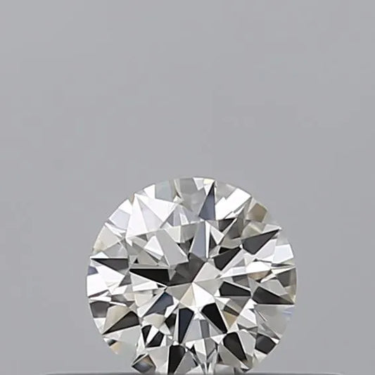 0.18ct Round Natural Diamond (Colour F, Clarity IF, Cut EX, IGI Certified)