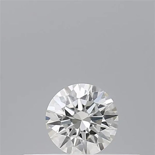 0.18ct Round Natural Diamond (Colour G, Clarity IF, Cut EX, IGI Certified)