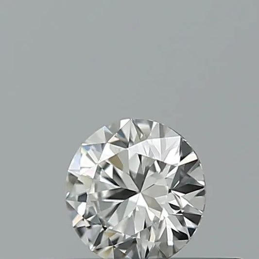 0.18ct Round Natural Diamond (Colour G, Clarity VS2, Cut EX, GIA Certified)