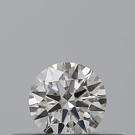 0.18ct Round Natural Diamond (Colour G, Clarity VVS2, Cut EX, GIA Certified)