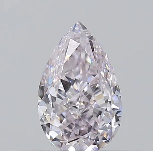 0.19ct Pear Natural Diamond (Colour Very Light Pink, Clarity VS2, GIA Certified)