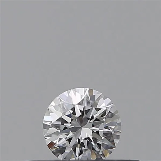 0.19ct Round Natural Diamond (Colour D, Clarity IF, Cut EX, IGI Certified)
