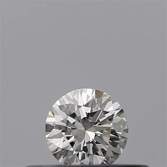 0.19ct Round Natural Diamond (Colour F, Clarity IF, Cut EX, GIA Certified)