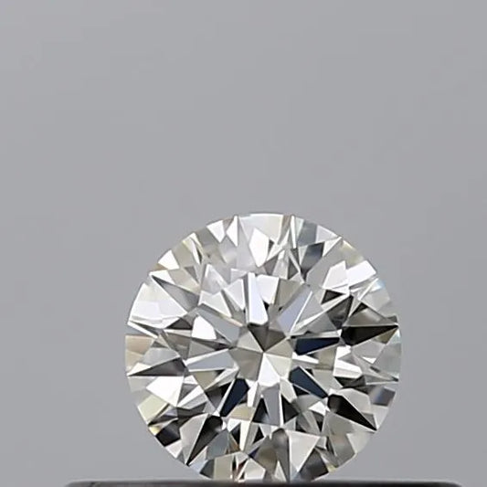0.19ct Round Natural Diamond (Colour G, Clarity VVS1, Cut EX, IGI Certified)