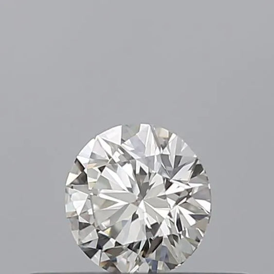 0.19ct Round Natural Diamond (Colour H, Clarity VS2, Cut EX, GIA Certified)