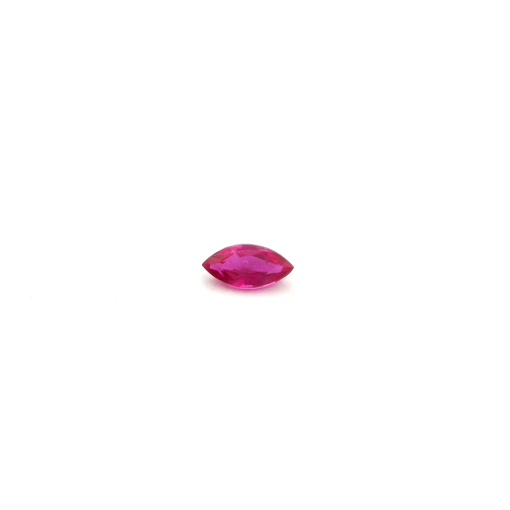 0.20ct Marquise Natural Ruby (Colour Red, Clarity Slightly Included, Cut Faceted)