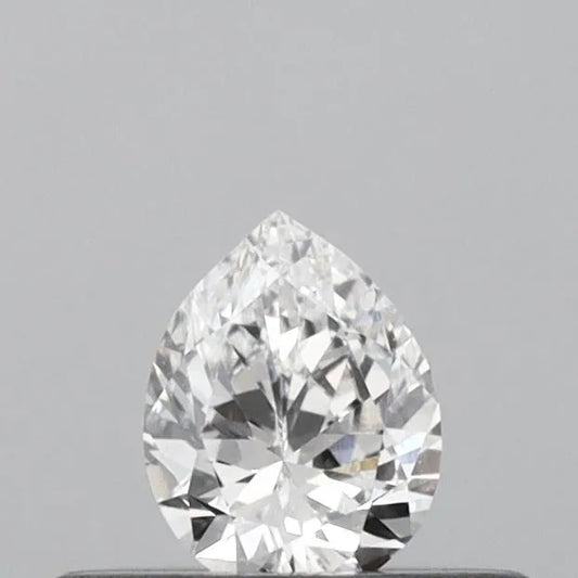 0.20ct Pear Lab Grown Diamond (Colour D, Clarity VVS2, IGI Certified)