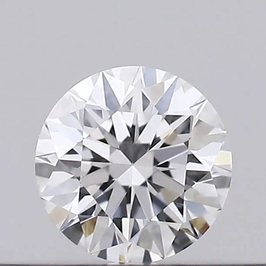 0.20ct Round Natural Diamond (Colour D, Clarity VVS2, Cut EX, GIA Certified)