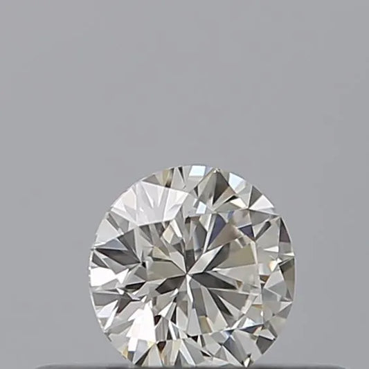 0.20ct Round Natural Diamond (Colour E, Clarity VVS2, Cut EX, IGI Certified)