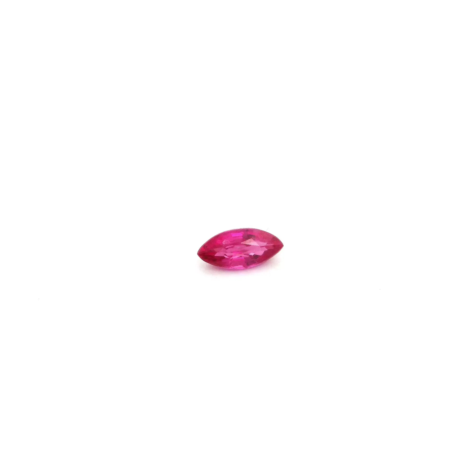 0.21ct Marquise Natural Ruby (Colour Red, Clarity Slightly Included, Cut Faceted)