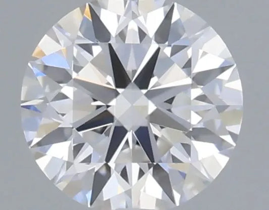 0.21ct Round Natural Diamond (Colour D, Clarity VVS2, Cut EX, GIA Certified)