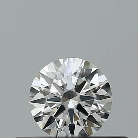 0.22ct Round Natural Diamond (Colour E, Clarity VVS1, Cut EX, IGI Certified)