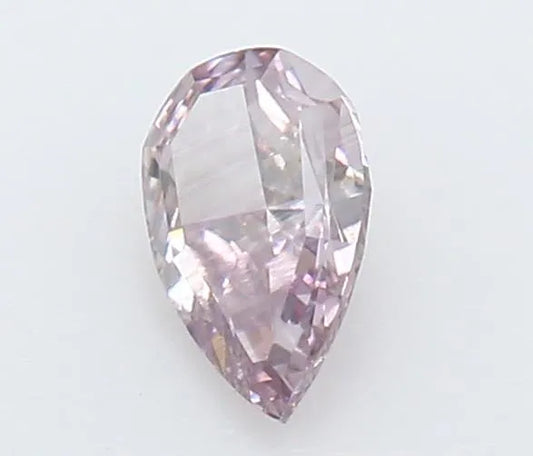 0.24ct Pear Natural Diamond (Colour Fancy Pink, Clarity SI1, Cut EX, GIA Certified)