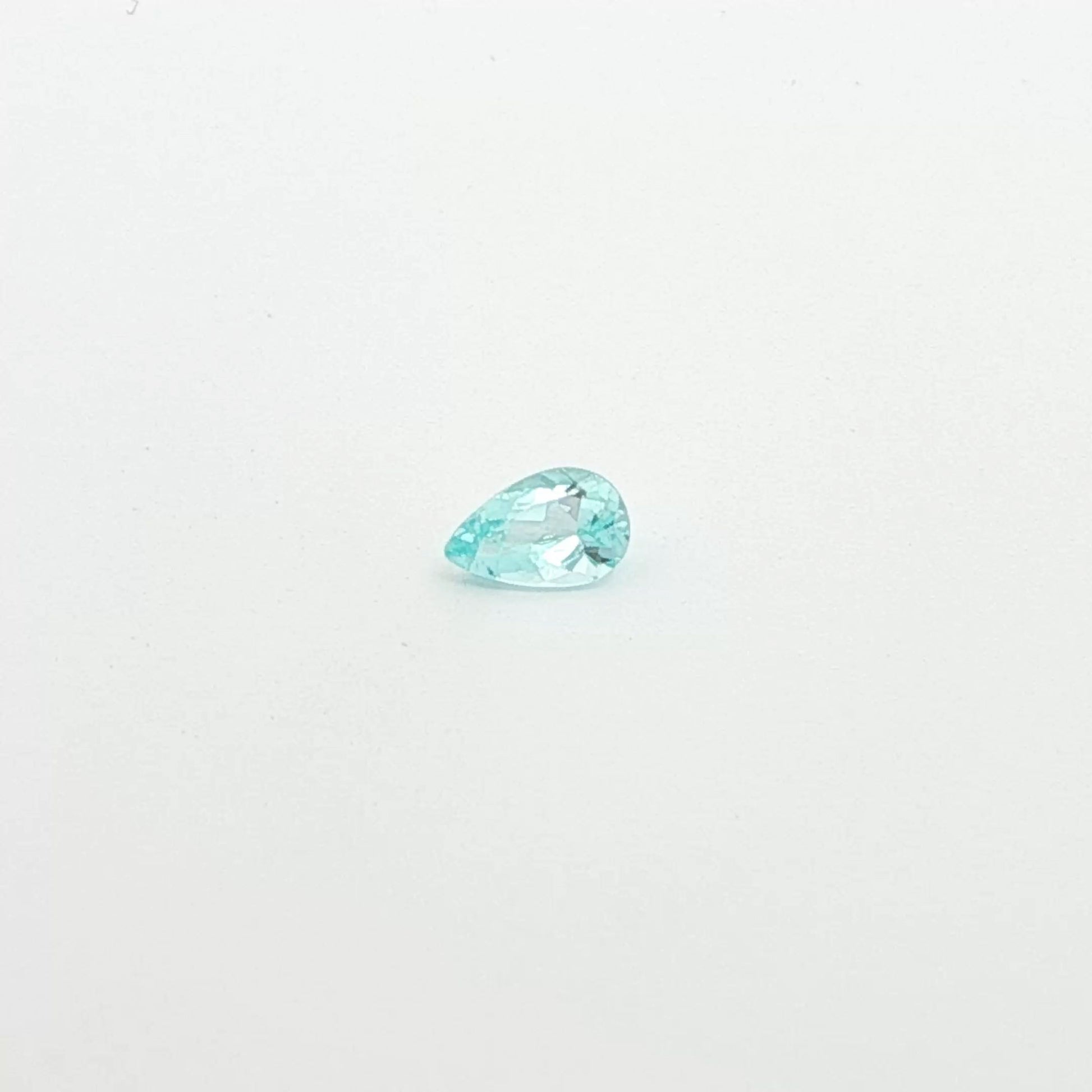 0.24ct Pear Natural Tourmaline (Colour Green, Clarity Moderately Included, Cut Faceted)