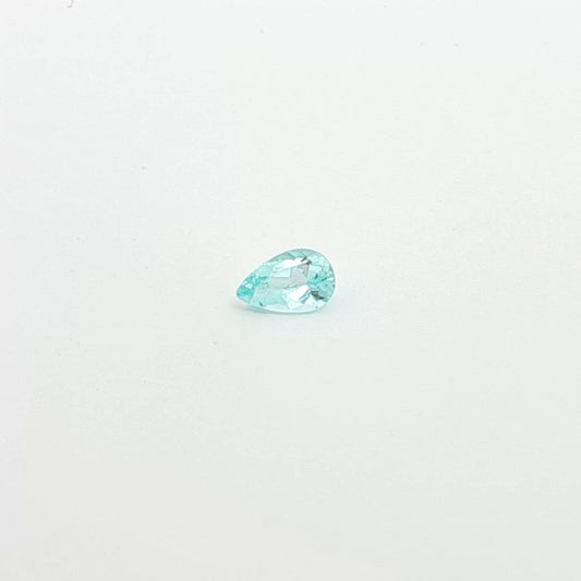 0.24ct Pear Natural Tourmaline (Colour Green, Clarity Moderately Included, Cut Faceted)