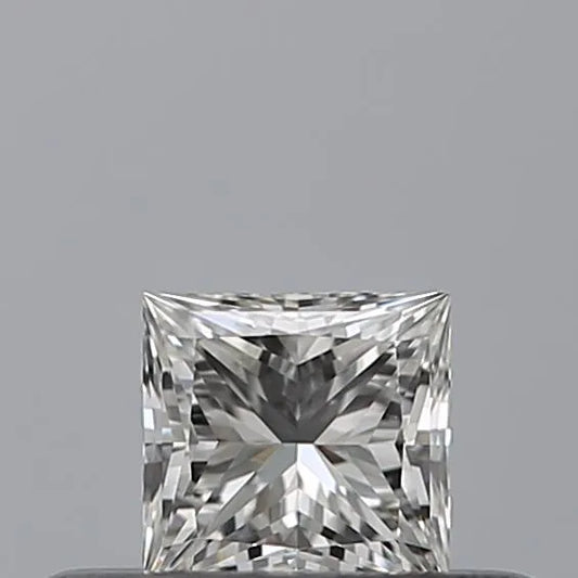 0.24ct Princess Natural Diamond (Colour G, Clarity IF, GIA Certified)