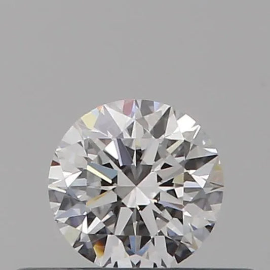 0.24ct Round Natural Diamond (Colour D, Clarity VVS2, Cut EX, IGI Certified)