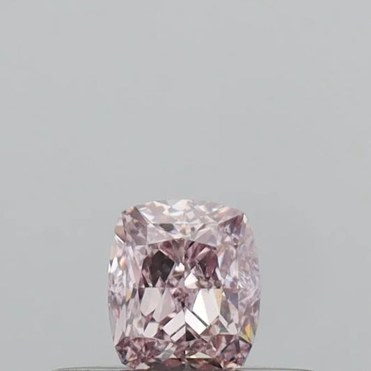0.25ct Cushion brilliant Natural Diamond (Colour Fancy Brown Pink, Clarity VS2, GIA Certified)