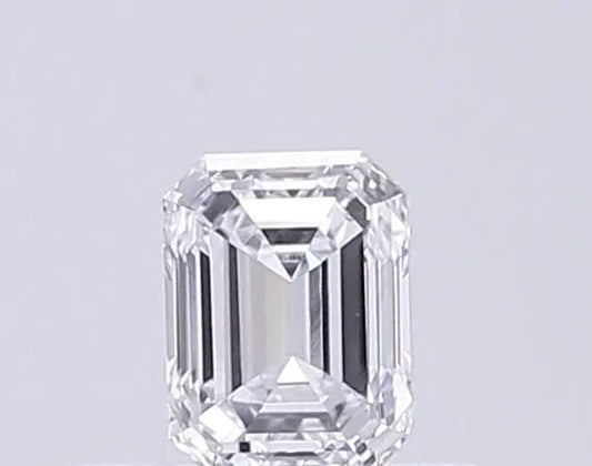 0.25ct Emerald Lab Grown Diamond (Colour D, Clarity VS1, IGI Certified)