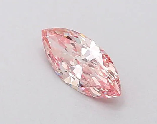 0.25ct Marquise Lab Grown Diamond (Colour Fancy Pink, Clarity VS1, IGI Certified)