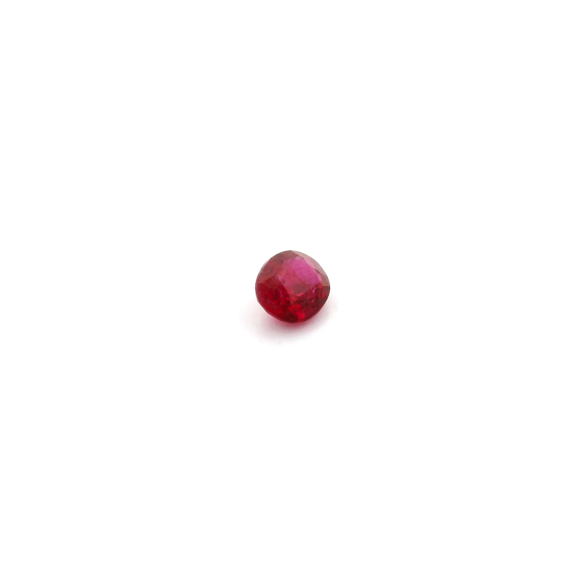 0.25ct Oval Natural Ruby (Colour Red, Clarity Slightly Included, Cut Faceted)