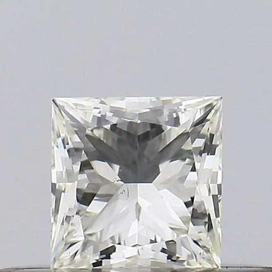 0.25ct Princess Natural Diamond (Colour L, Clarity VS2, GIA Certified)