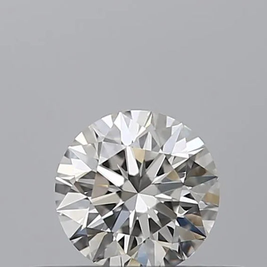 0.25ct Round Natural Diamond (Colour F, Clarity VVS1, Cut EX, IGI Certified)