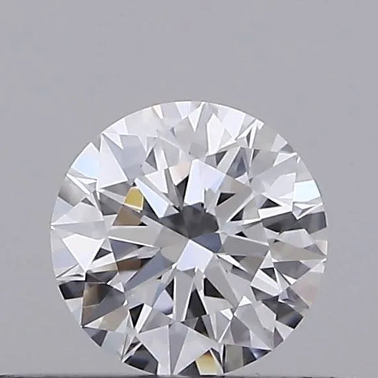 0.26ct Round Natural Diamond (Colour D, Clarity VVS2, Cut EX, GIA Certified)