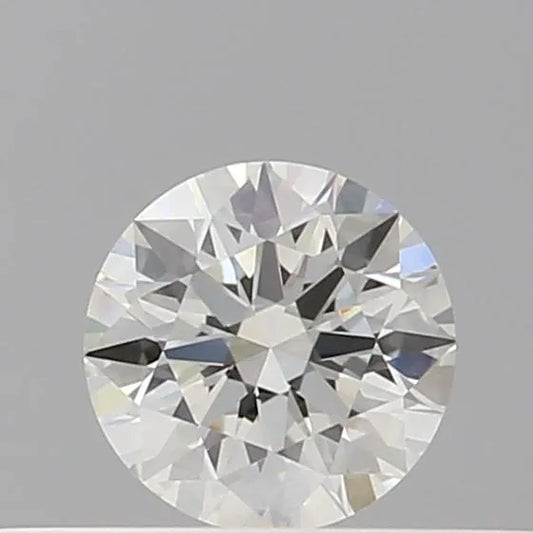 0.26ct Round Natural Diamond (Colour F, Clarity IF, Cut EX, IGI Certified)