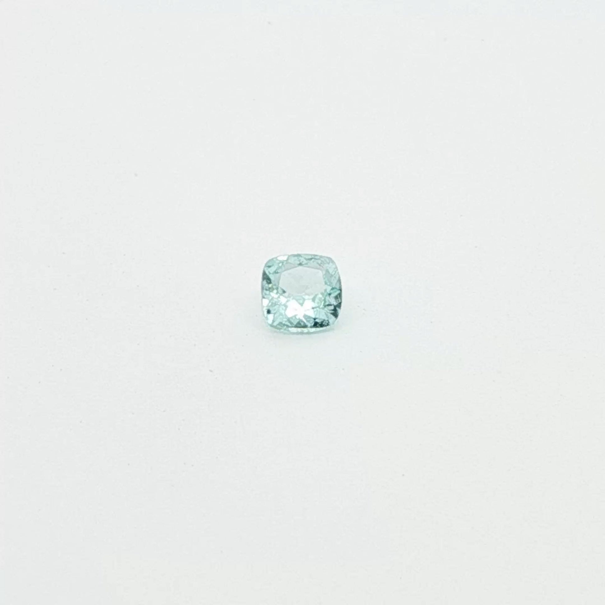 0.28ct Cushion Natural Tourmaline (Colour Green, Clarity Moderately Included, Cut Faceted)