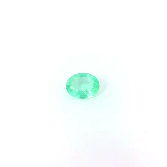 0.28ct Oval Natural Emerald (Colour Green, Clarity Slightly Included, Cut Faceted)