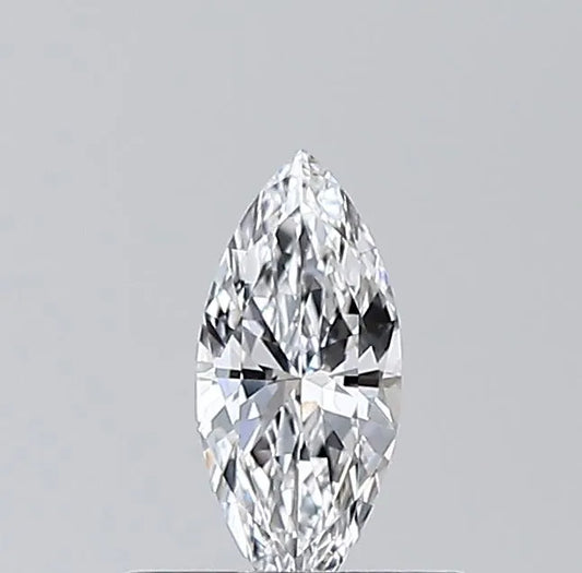 0.30ct Marquise Natural Diamond (Colour D, Clarity IF, GIA Certified)