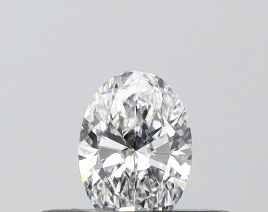 0.30ct Oval Lab Grown Diamond (Colour D, Clarity VVS2, IGI Certified)