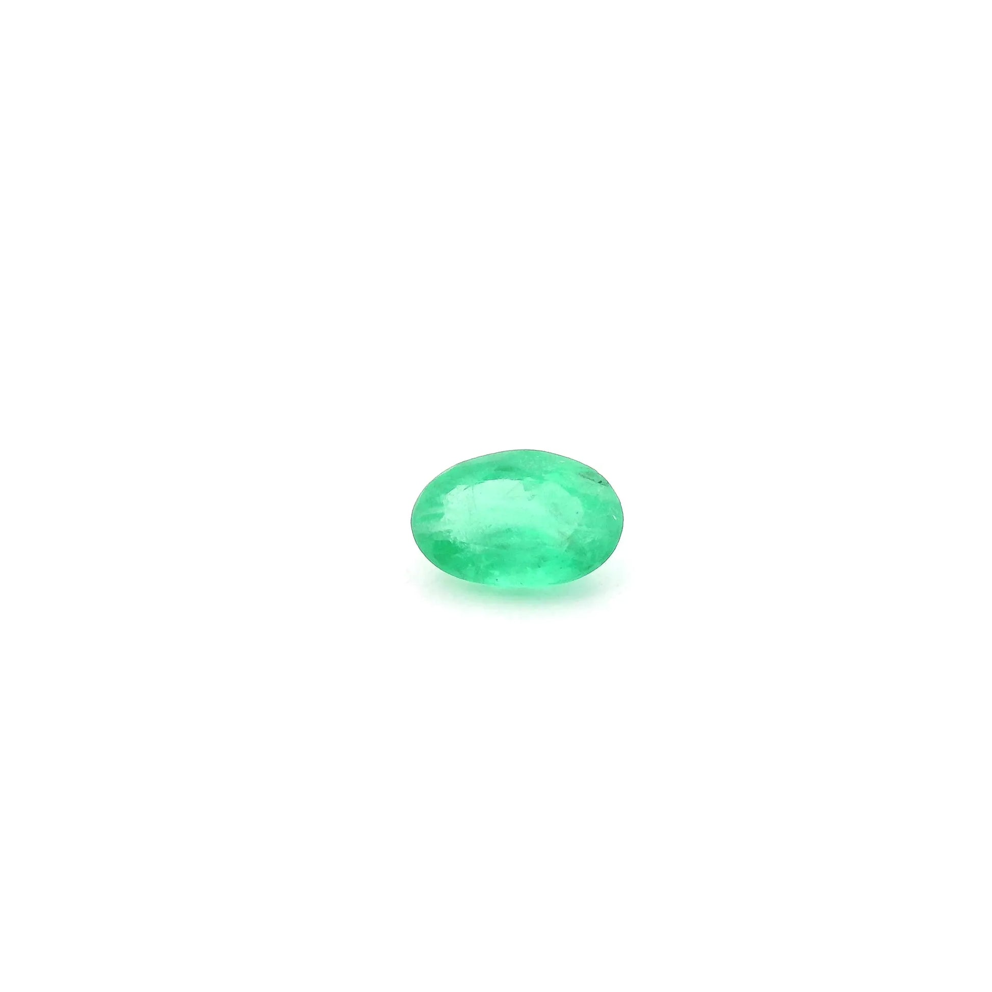 0.30ct Oval Natural Emerald (Colour Green, Clarity Slightly Included, Cut Faceted)