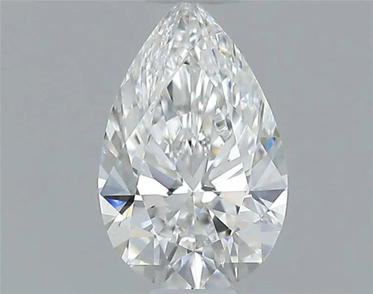 0.30ct Pear Natural Diamond (Colour E, Clarity IF, Cut EX, GIA Certified)