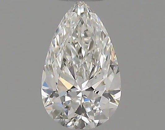 0.30ct Pear Natural Diamond (Colour F, Clarity VS2, Cut GD, GIA Certified)