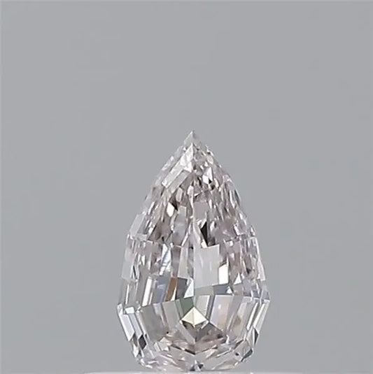 0.30ct Pear Natural Diamond (Colour Very Light Pink, Clarity VVS1, GIA Certified)