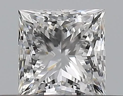 0.30ct Princess Natural Diamond (Colour D, Clarity SI1, Cut GD, GIA Certified)