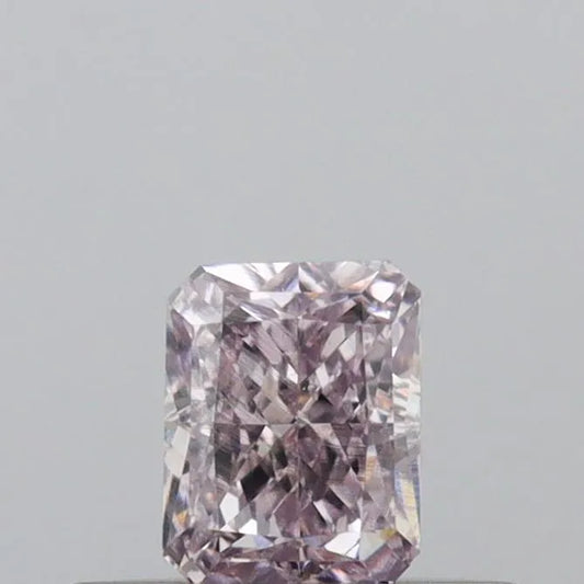 0.31ct Radiant Natural Diamond (Colour Fancy Brown Pink, Clarity VS2, GIA Certified)