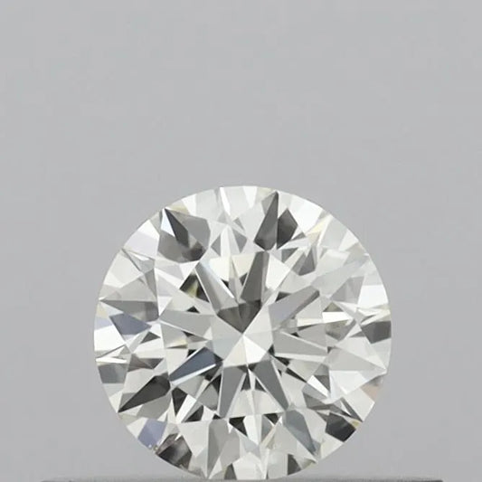 0.31ct Round Natural Diamond (Colour K, Clarity IF, Cut EX, IGI Certified)