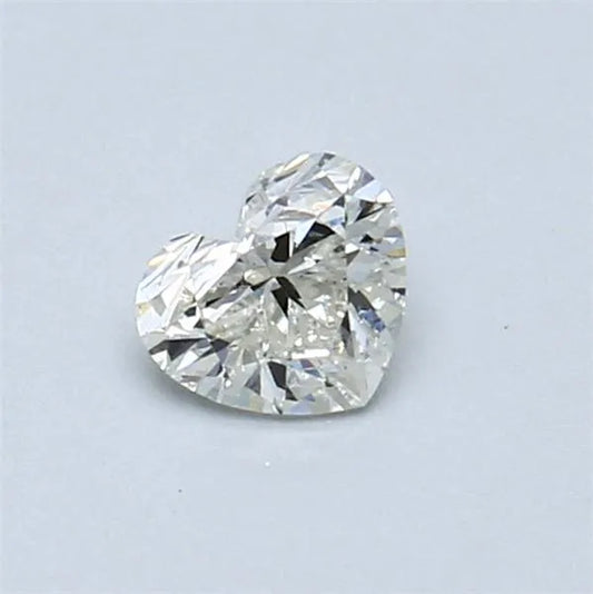 0.32ct Heart Natural Diamond (Colour J, Clarity SI1, GIA Certified)