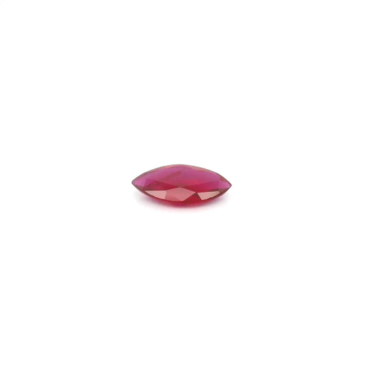 0.32ct Marquise Natural Ruby (Colour Red, Clarity Slightly Included, Cut Faceted)