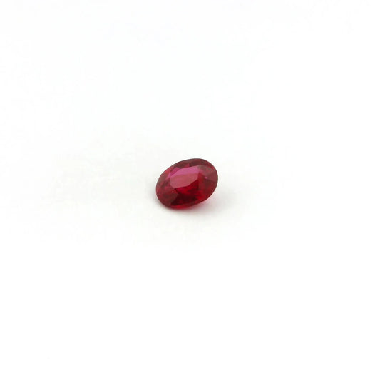 0.32ct Oval Natural Ruby (Colour Red, Clarity Slightly Included, Cut Faceted)
