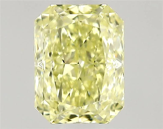 0.32ct Radiant Natural Diamond (Colour Fancy Light Yellow, Clarity VVS1, Cut EX, GIA Certified)