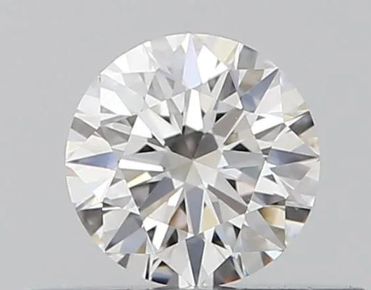 0.32ct Round Natural Diamond (Colour F, Clarity IF, Cut EX, GIA Certified)