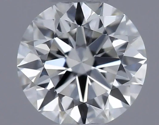 0.32ct Round Natural Diamond (Colour F, Clarity IF, Cut EX, IGI Certified)